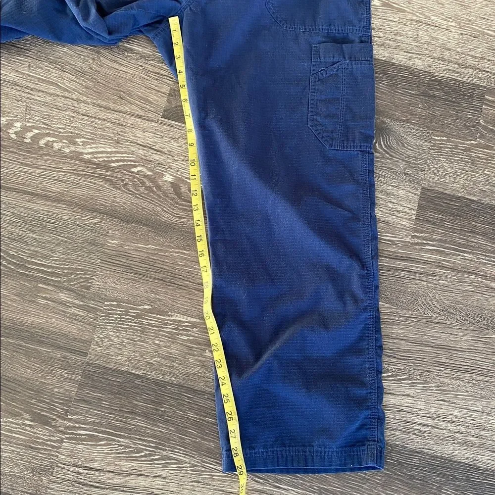 Carhartt Men's Navy Cargo Pants XL Lightweight Textured Hiking Outdoor Vacation - Picture 10 of 12